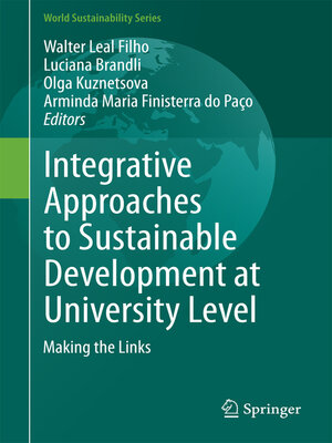 cover image of Integrative Approaches to Sustainable Development at University Level